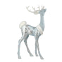 3 FT Arctic Blue Elegant Standing Deer