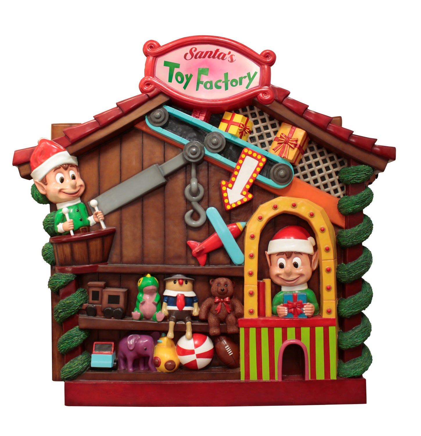 8 FT Santa's Toy Factory The Christmas Palace 8 FT Santa's Toy Factory The Christmas Palace