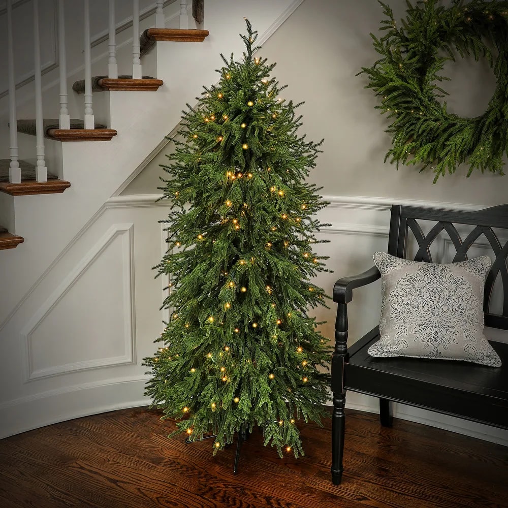 Norfolk Real Touch Tree Pre-Lit Warm White LED – The Christmas Palace Norfolk Real Touch Tree Pre-Lit Warm White LED – The Christmas Palace