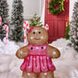 18" 48 LED Cool White Outdoor Gingerbread Couple Set