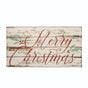 16" Retro Wood Merry Christmas Sign