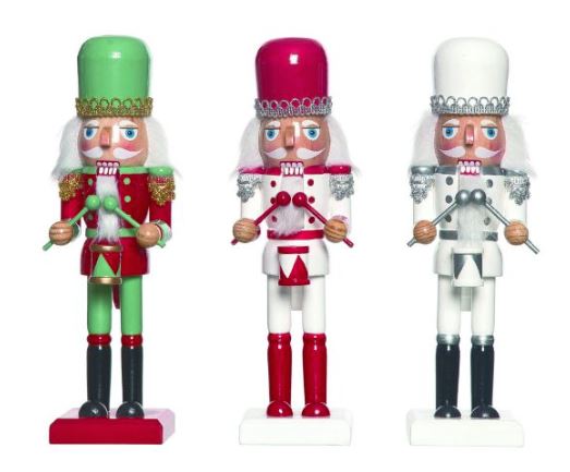 Set of 3 Easter statue nutcrackers popular