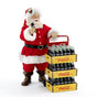 10.5" Coca-Cola Santa With Delivery Cart Ornament