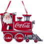 2.5" Coca-Cola Santa Train Ornament