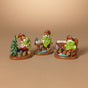 6" Grumpy Holiday Gnome Assorted Set Of 3