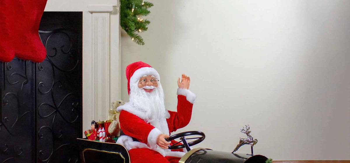 Decorative Santa Claus Figures & Figurines - The Christmas Palace
