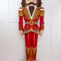 6 FT Red & Gold Nutcracker With Multicolor LED Lights & Music