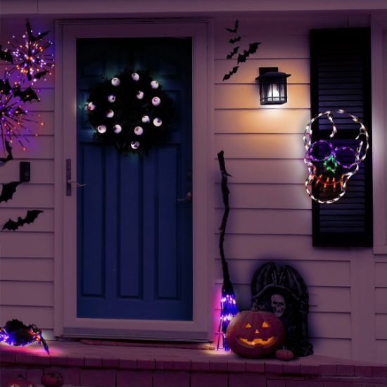 Calavera pequeña LED de 24" para Halloween