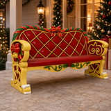 7 FT X 4 FT Santa Bench With Bow