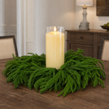 24" Norfolk Centerpiece Single Candle Space