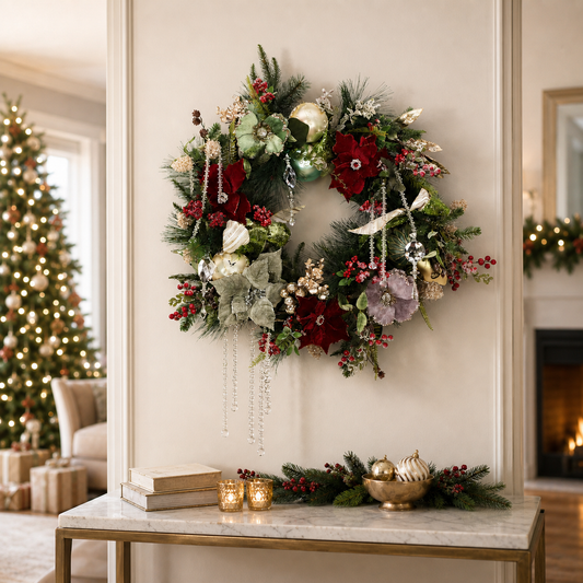 Mark Roberts 32" Wintermint Wreath