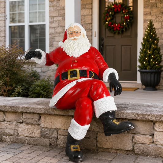 4 FT X 5 FT Sitting Santa