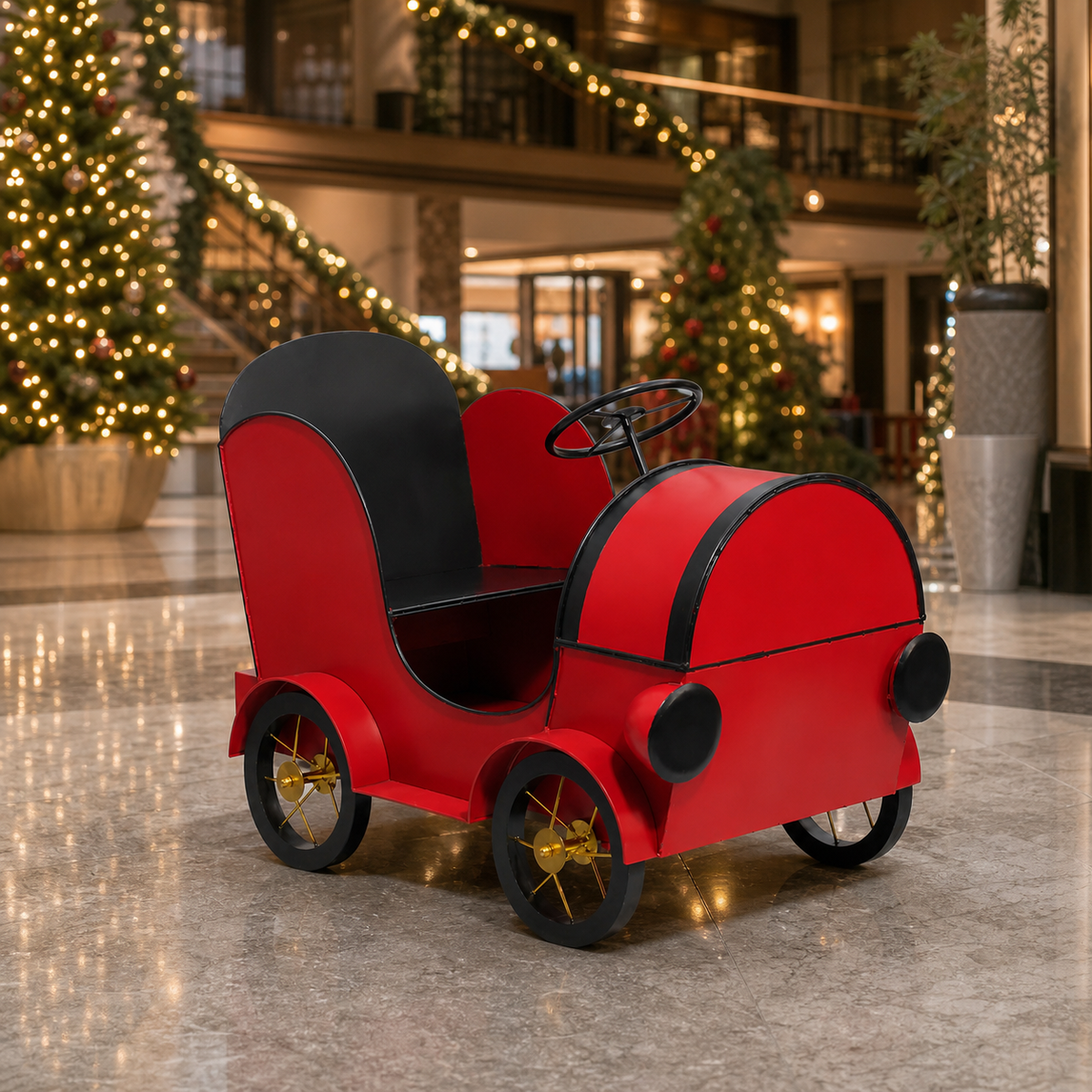 3.3 FT X 2 FT X 2.5 FT Red Car