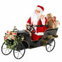 30" Musically Animated Santa in Classic Car