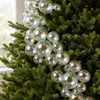 4 FT Clear Iridescent Ball Garland