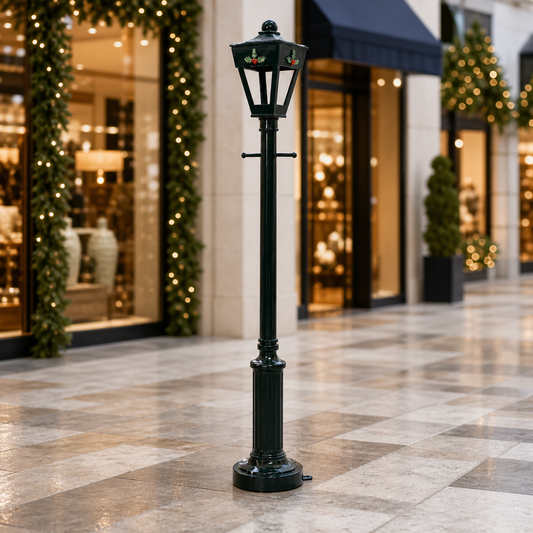 7 FT Black Street Lamp