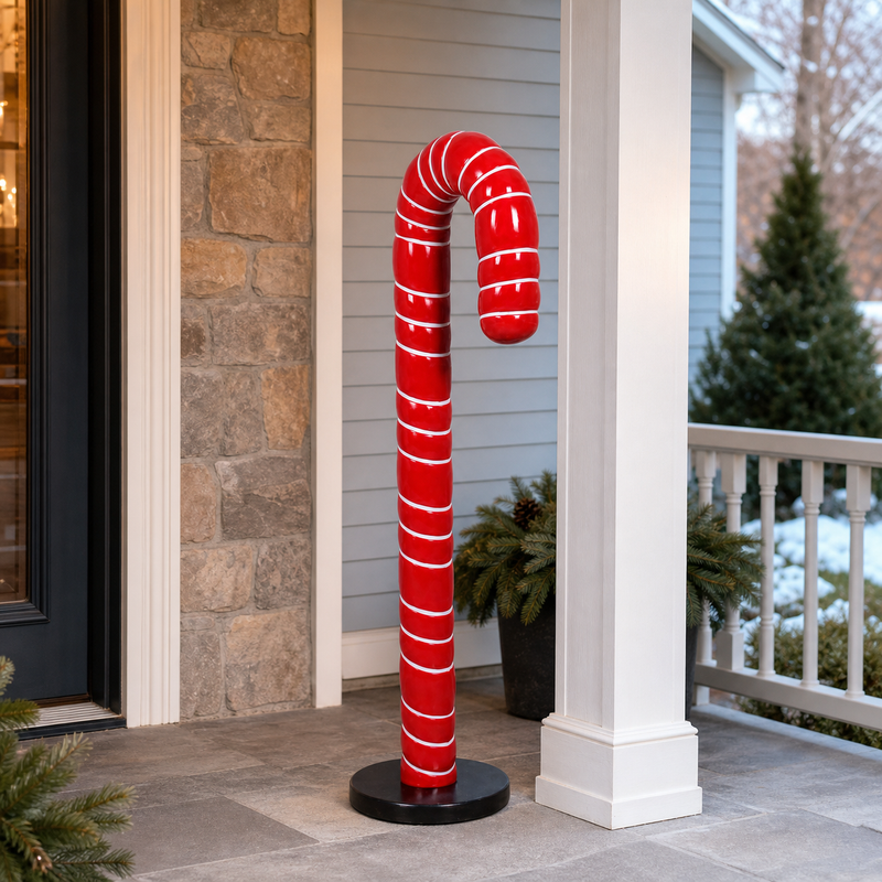 4 FT Standing Candy Cane