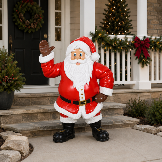 4.6 FT Waving Santa Claus