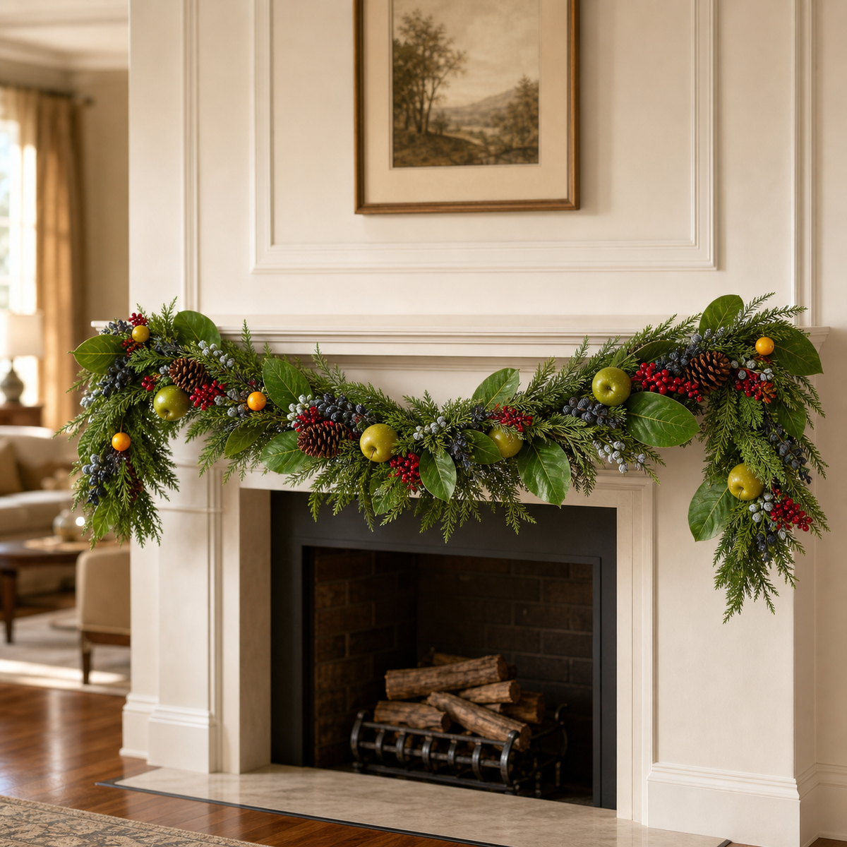 6 FT Mixed Fruit Garland