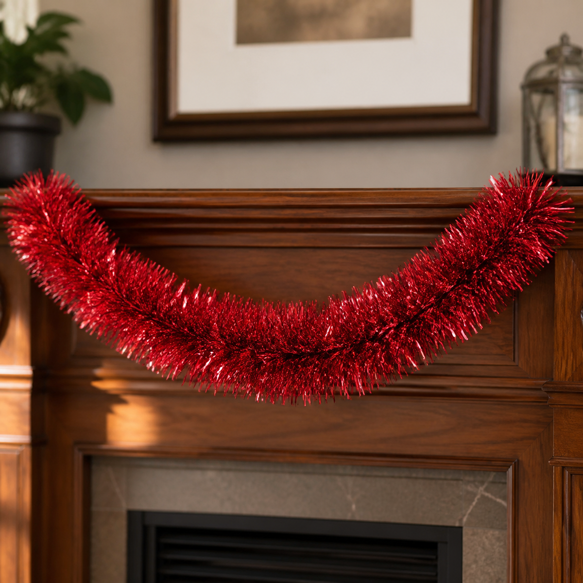 50 FT X 8" Tinsel Garland