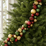 5.9 FT Multicolor Shiny & Matte Shatterproof Ball Garland