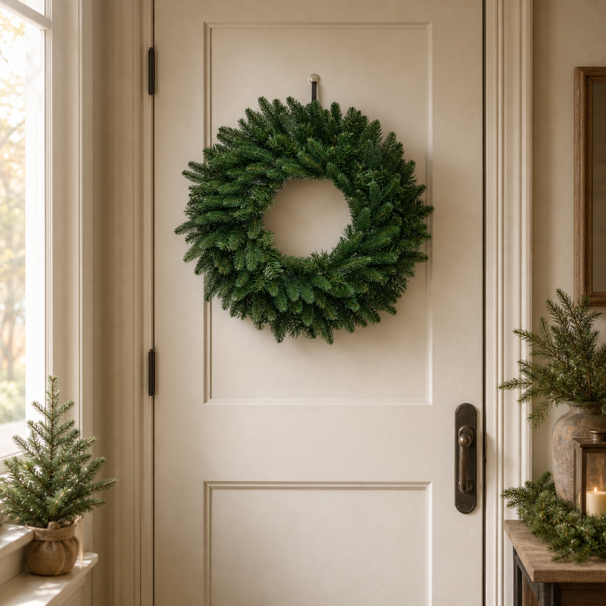 Royal Fir Wreath Unlit