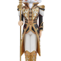 5 FT Black, White & Gold King Nutcracker