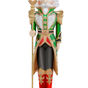 5 FT Red & Green King Nutcracker With Staff