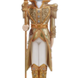 5 FT Gold & White King Nutcracker With Staff
