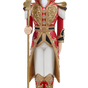 5 FT Red & Gold King Nutcracker With Staff