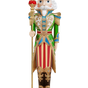 5 FT Green & Gold King Nutcracker With Staff