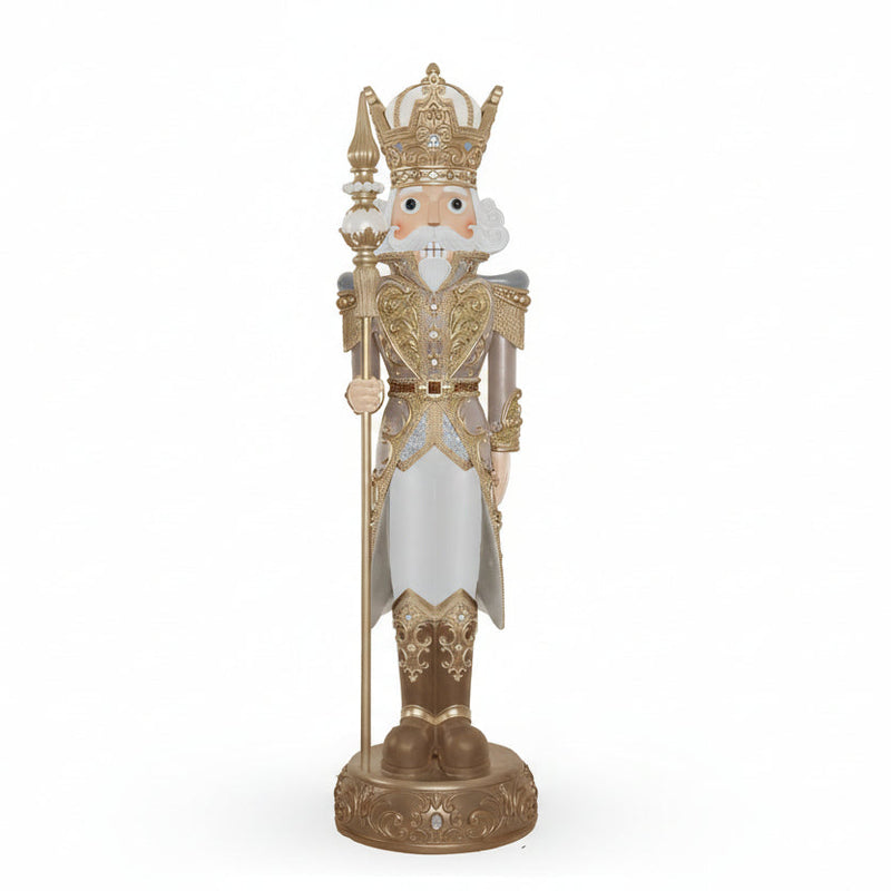 8 FT Gold & Tan Nutcracker