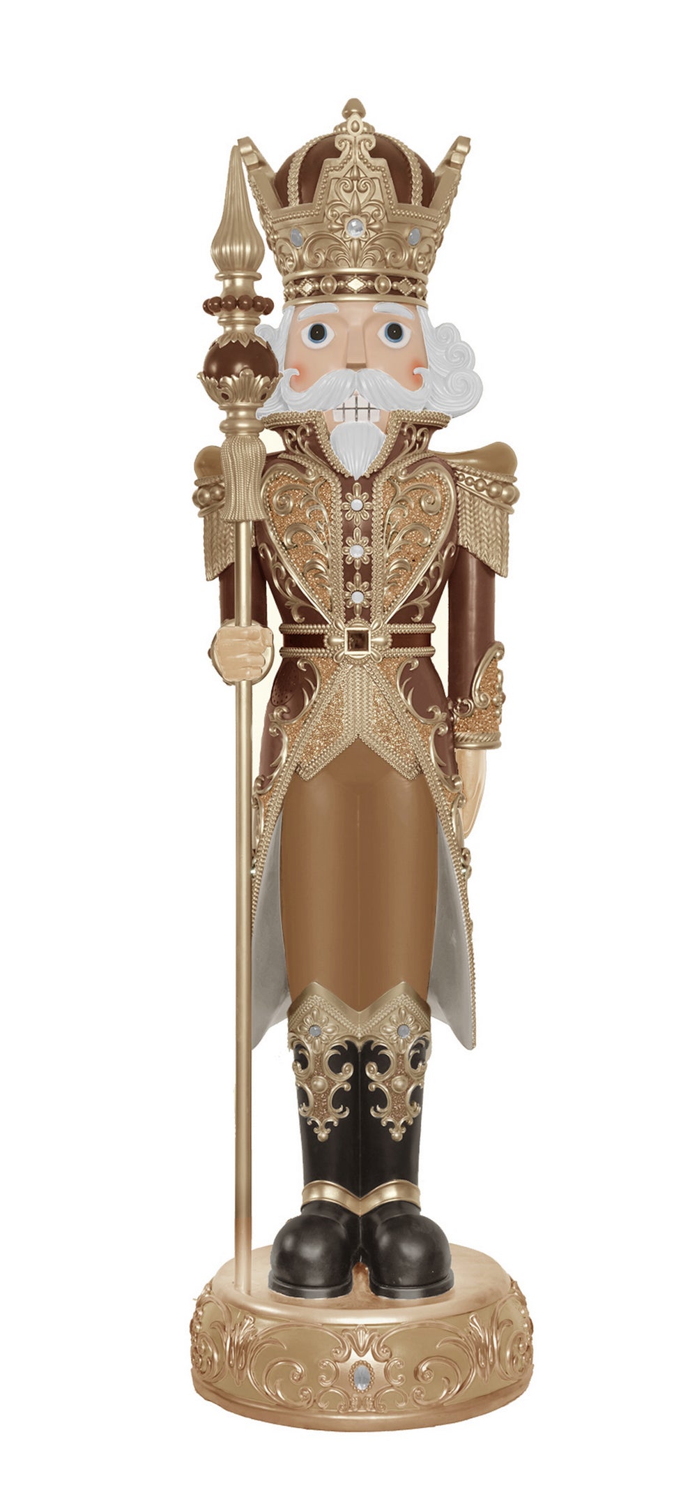 8 FT Brown & Tan Nutcracker