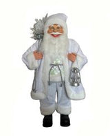 2 FT Silver Standing Santa