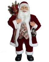 32" Standing Santa With Lantern