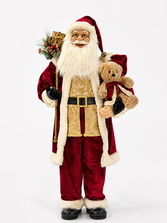 7 FT Standing Santa With Music & Lights