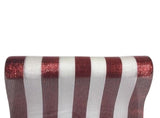 Cinta de malla roja y blanca de 50,8 cm x 9,14 m
