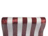Cinta de malla roja y blanca de 50,8 cm x 9,14 m