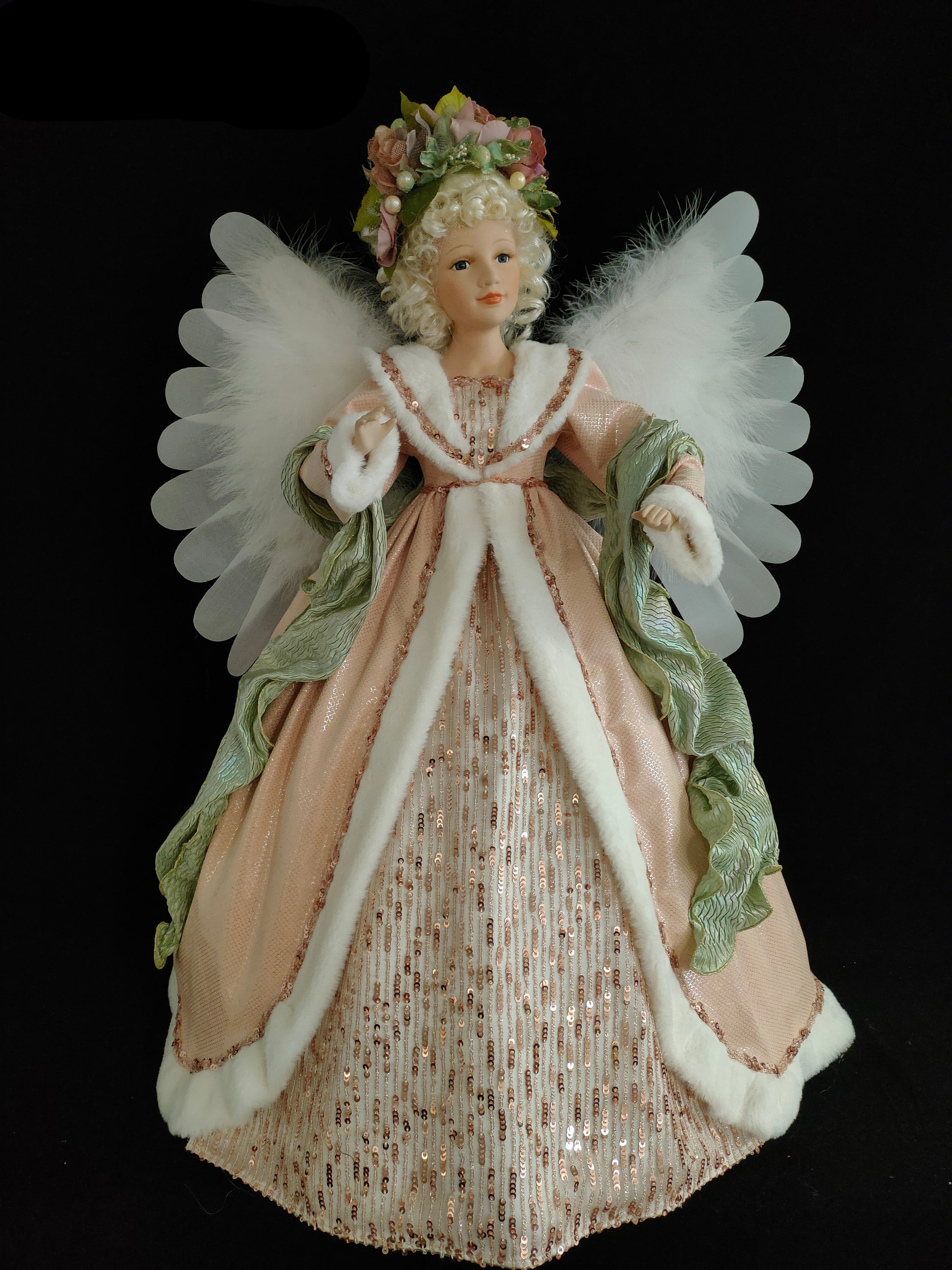 Animated christmas cheap angel doll