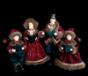 12" - 18" Family Of 4 Carollers