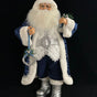 32" Blue & Silver Santa Claus