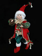 22" Red & Green Standing Christmas Elf