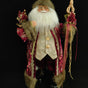 24" Burgundy & Gold Santa Claus