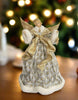 16" Champagne & Silver Fairy Tree Topper