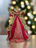 16" Red & Gold Fairy Tree Topper