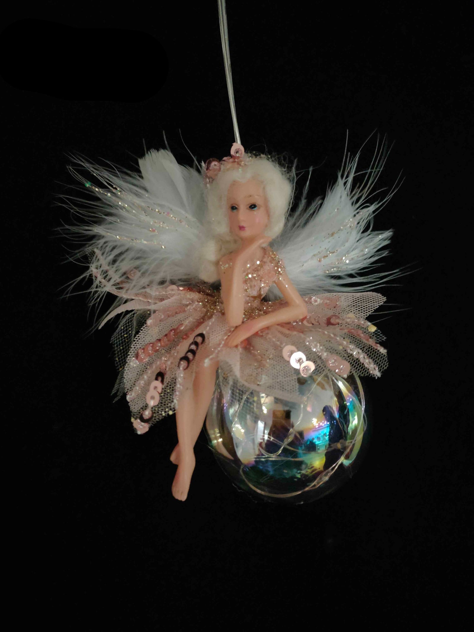 5" Fairy Ball Lighted Ornament