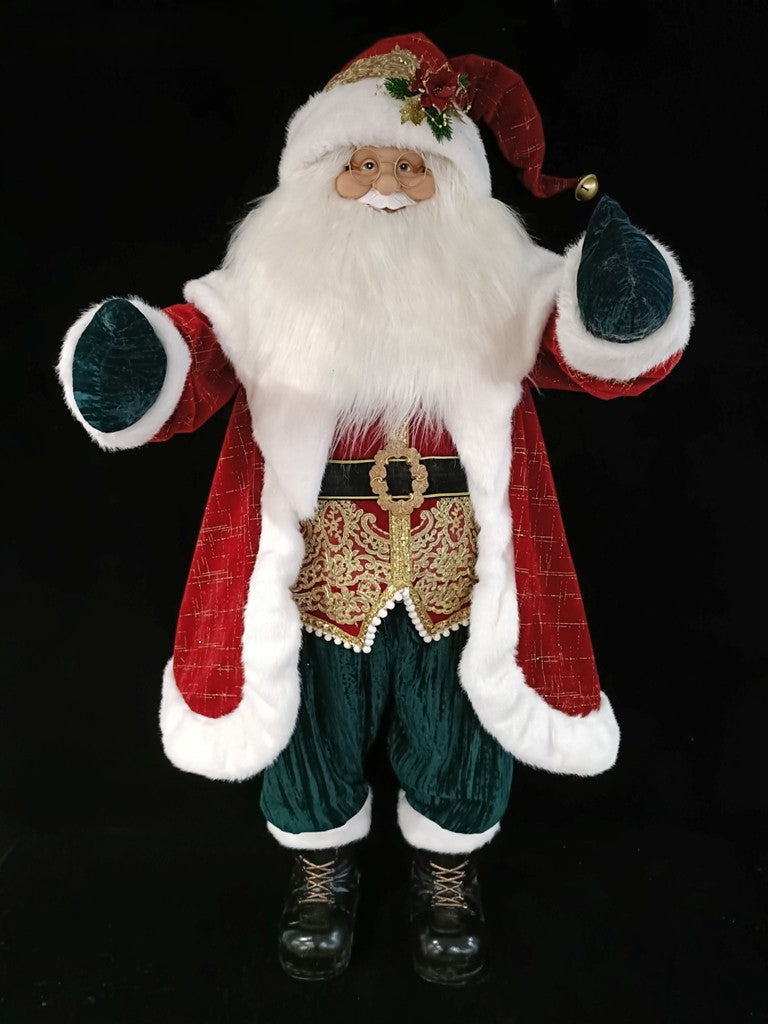 4 FT Red & White Standing Santa