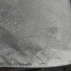 Close-up of silver fabric with glittery specks