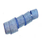 2.5" X 10YD Blue Glitter Ribbon Set of 4