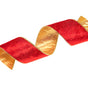2.5" X 10 YD Red Ribbon With Gold Back Set Of 3